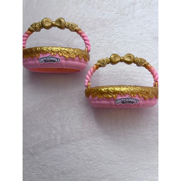 Lot of 2 Hatchimals Collectible Spring Egg Baskets CollEGGtibles! - Picture 3 of 5